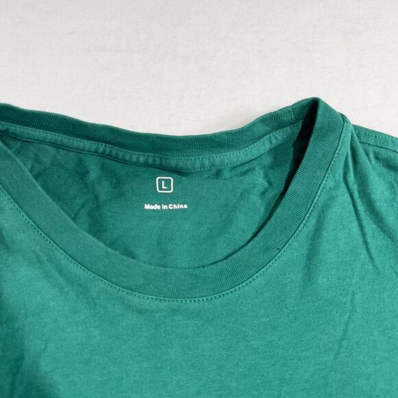 Apple T-Shirt Men's Large Long Sleeve Crew Neck Apple Logo On Front Employee - Picture 2 of 12